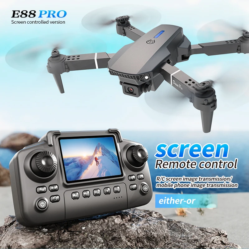 Drone Controller Screen - Dron profesional E88 PRO con pantalla