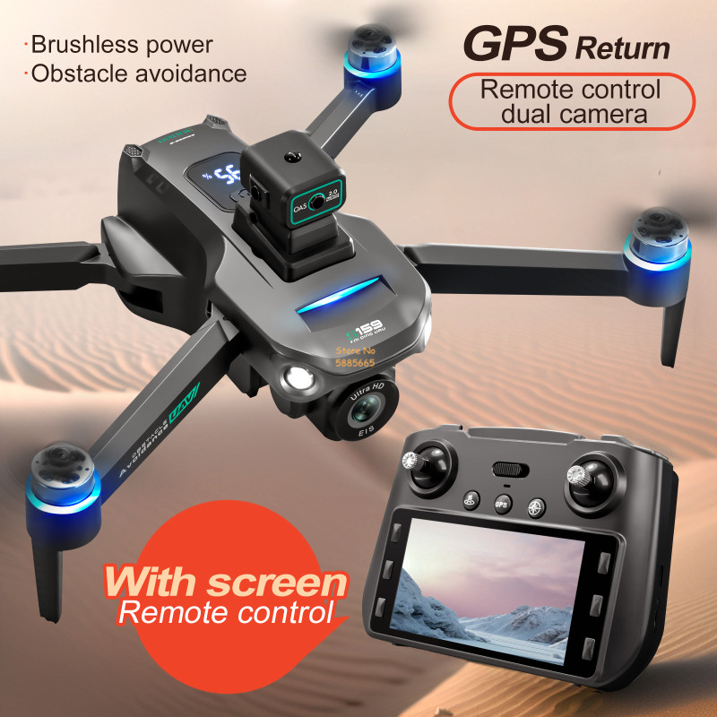Drone Beacon Light - 8K Cámara Dual 5G WIFI FPV