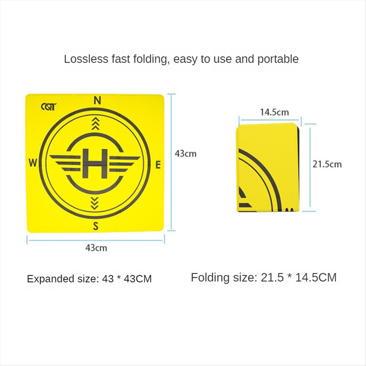 Drone Landing Pad - Plataforma de Aterrizaje Plegable para Drones