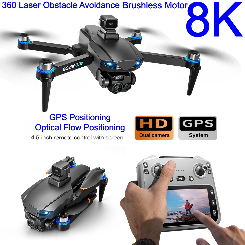 Drone Controller Screen - Nuevo Dron 8K con cámara HD,