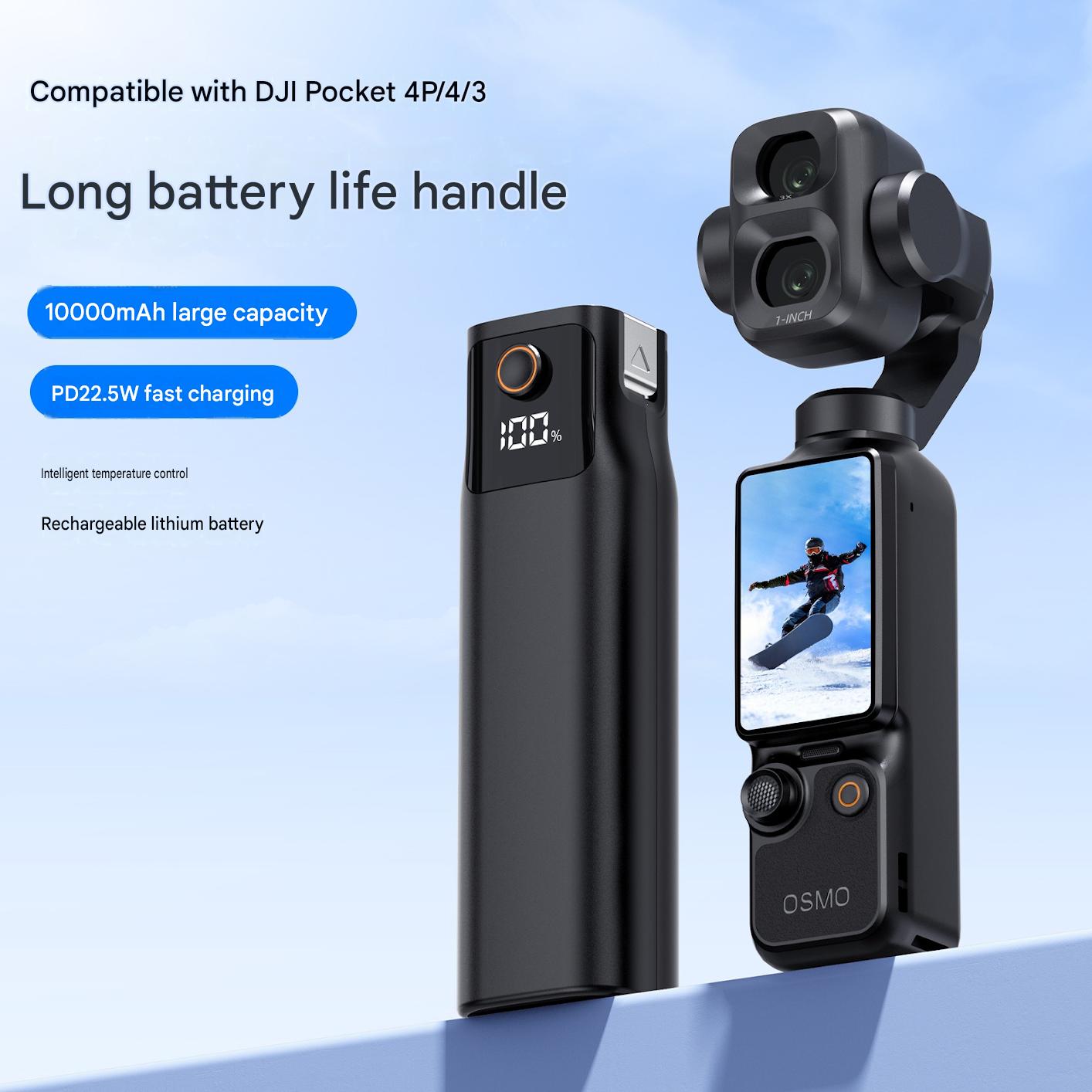 Drone Power Bank - Empuñadura para cámara Osmo Pocket 4P/4/3,
