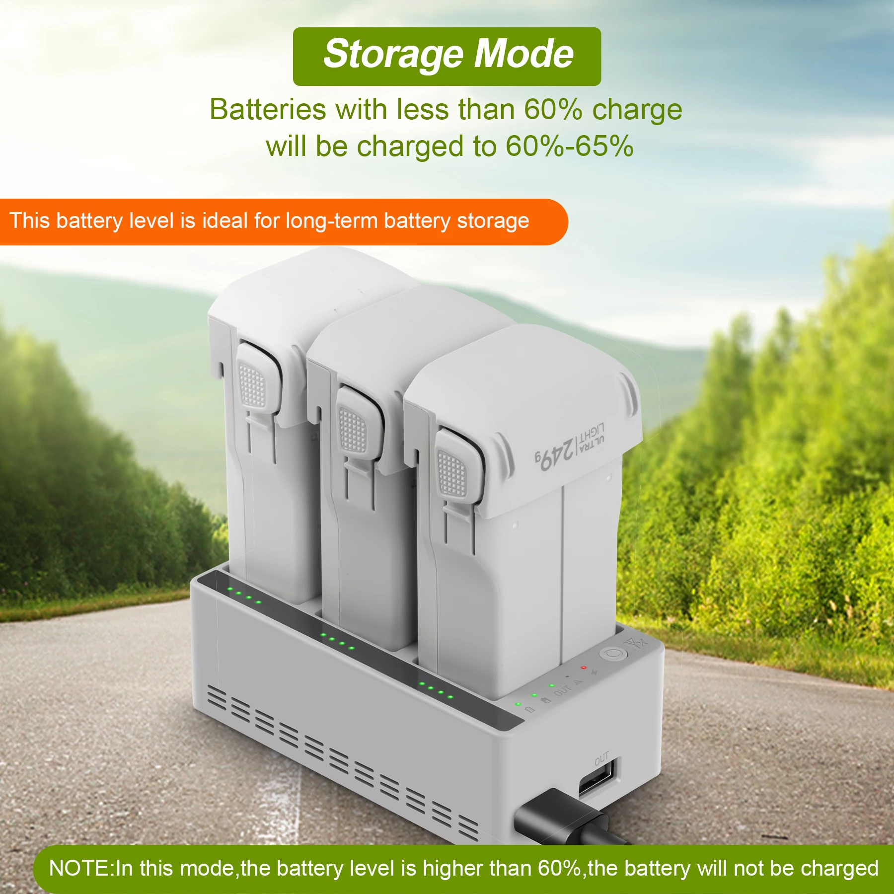 Centro de Carga para DJI LITO  - Drone Charging Hub reseña y precio