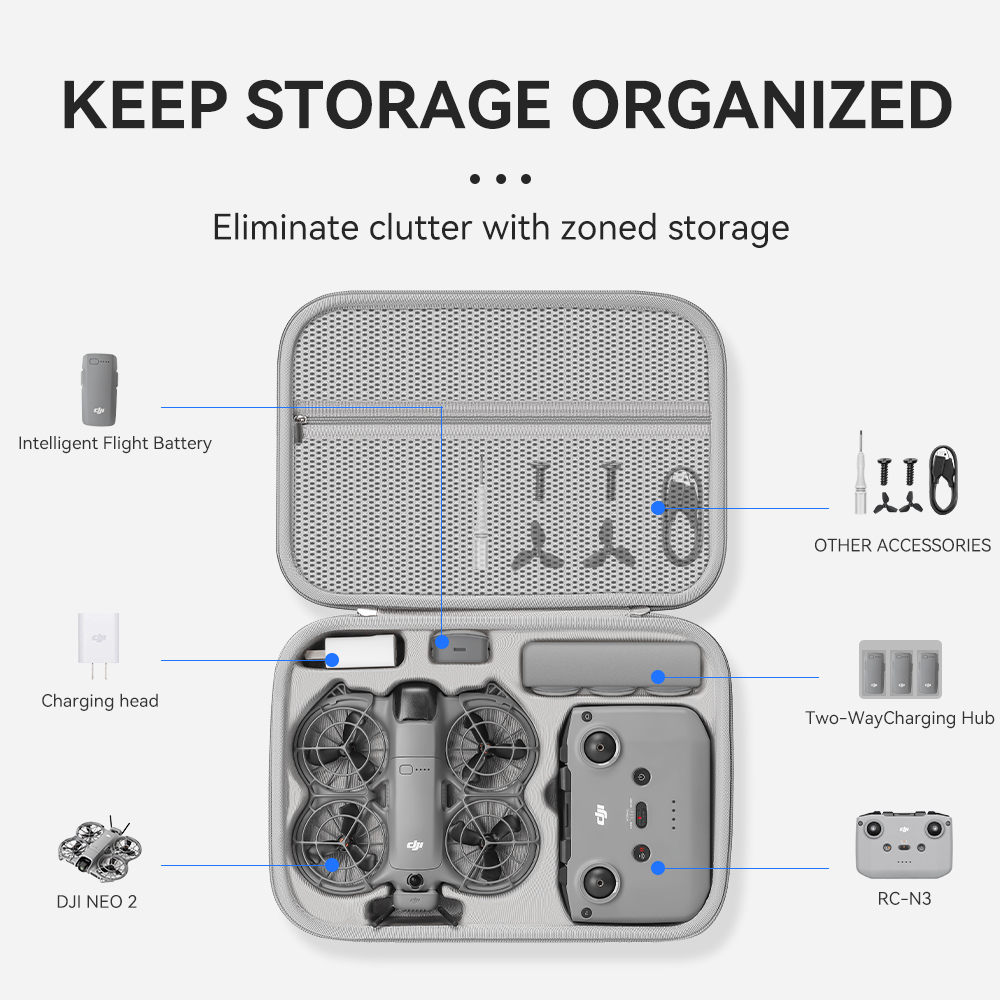 XFJI-Bolsa organizadora de via - Drone Carrying Case reseña y precio