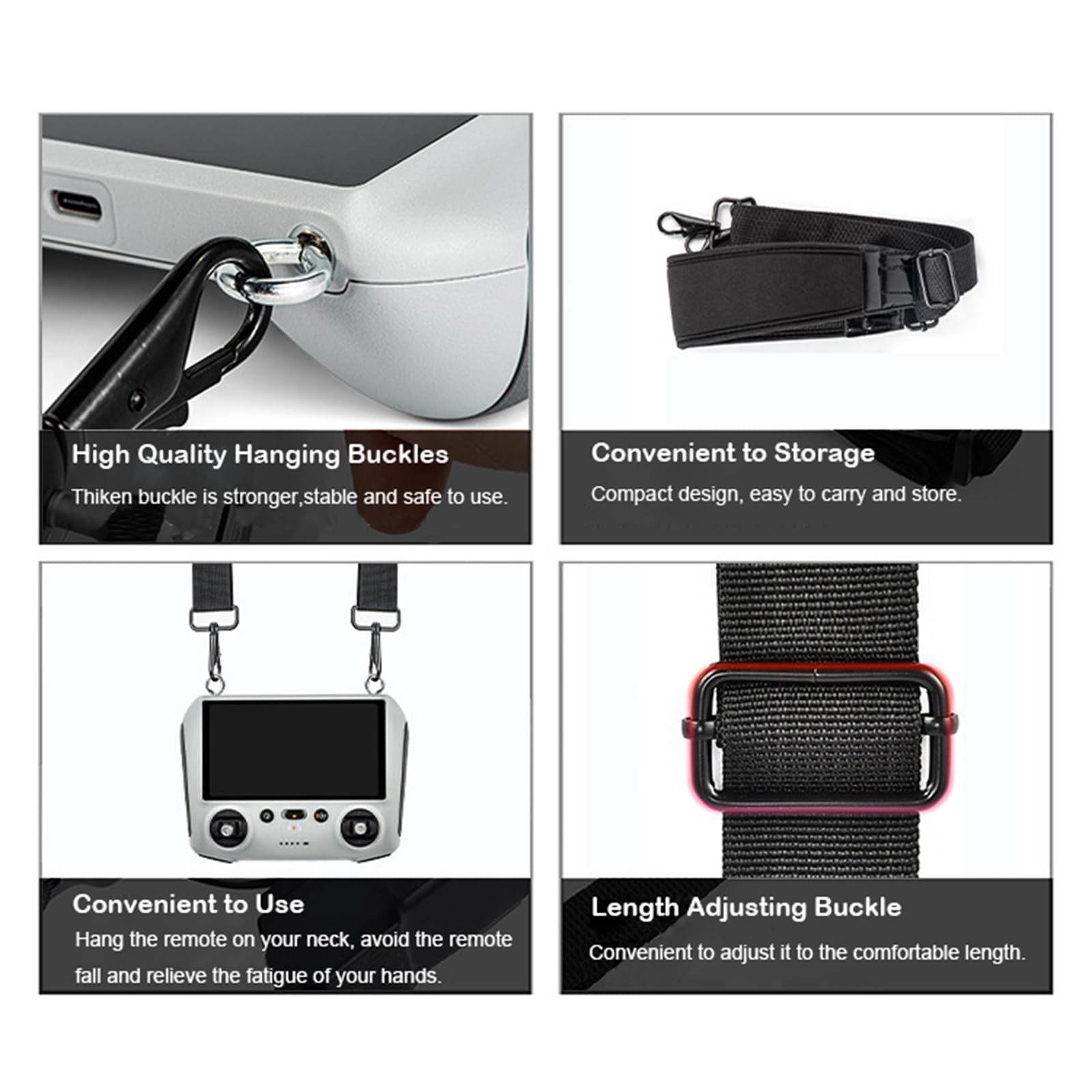 Correa de cuello con cordón pa - Drone Neck Strap reseña y precio
