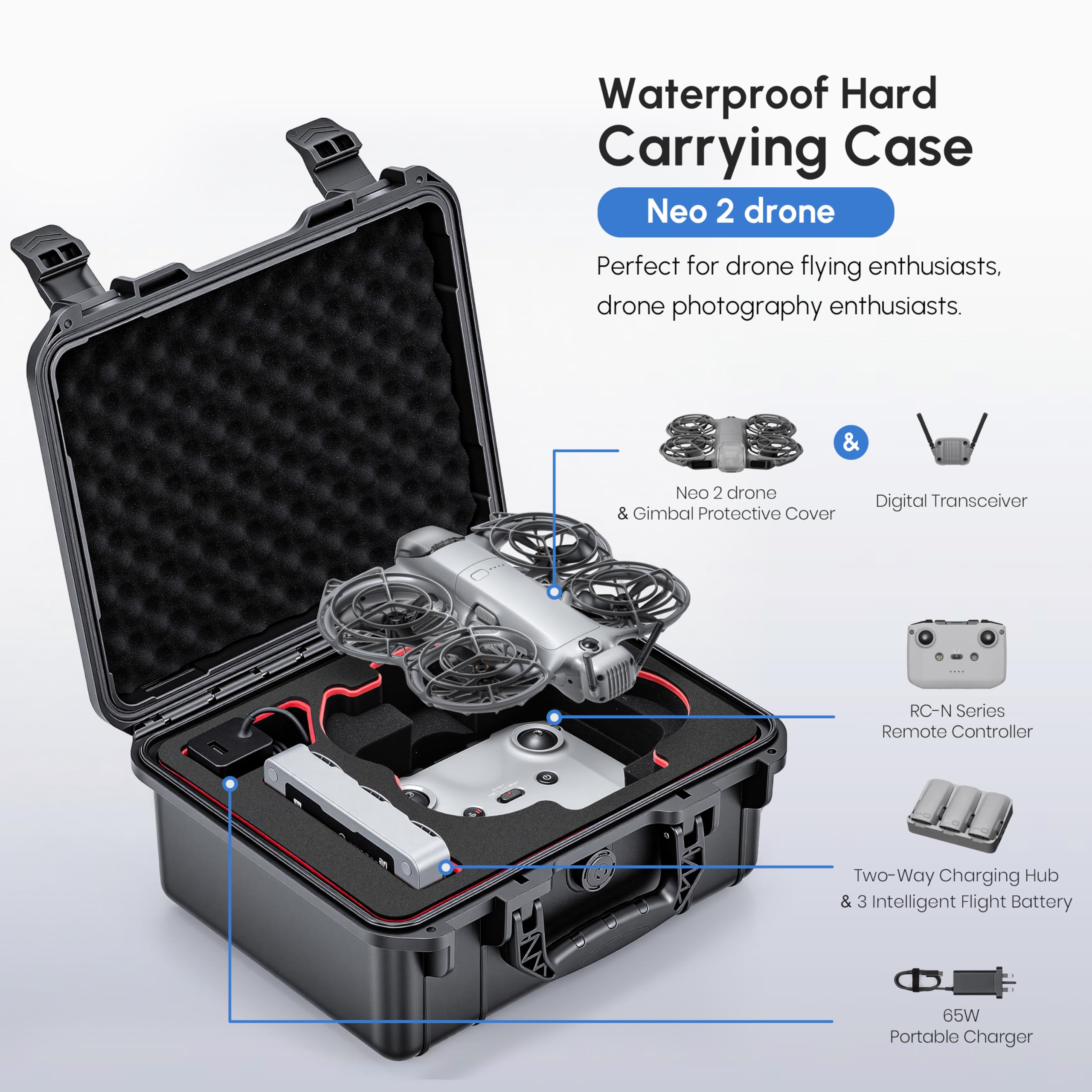 Estuche NEO 2, Estuche Rígido  - Drone Joystick Cover reseña y precio