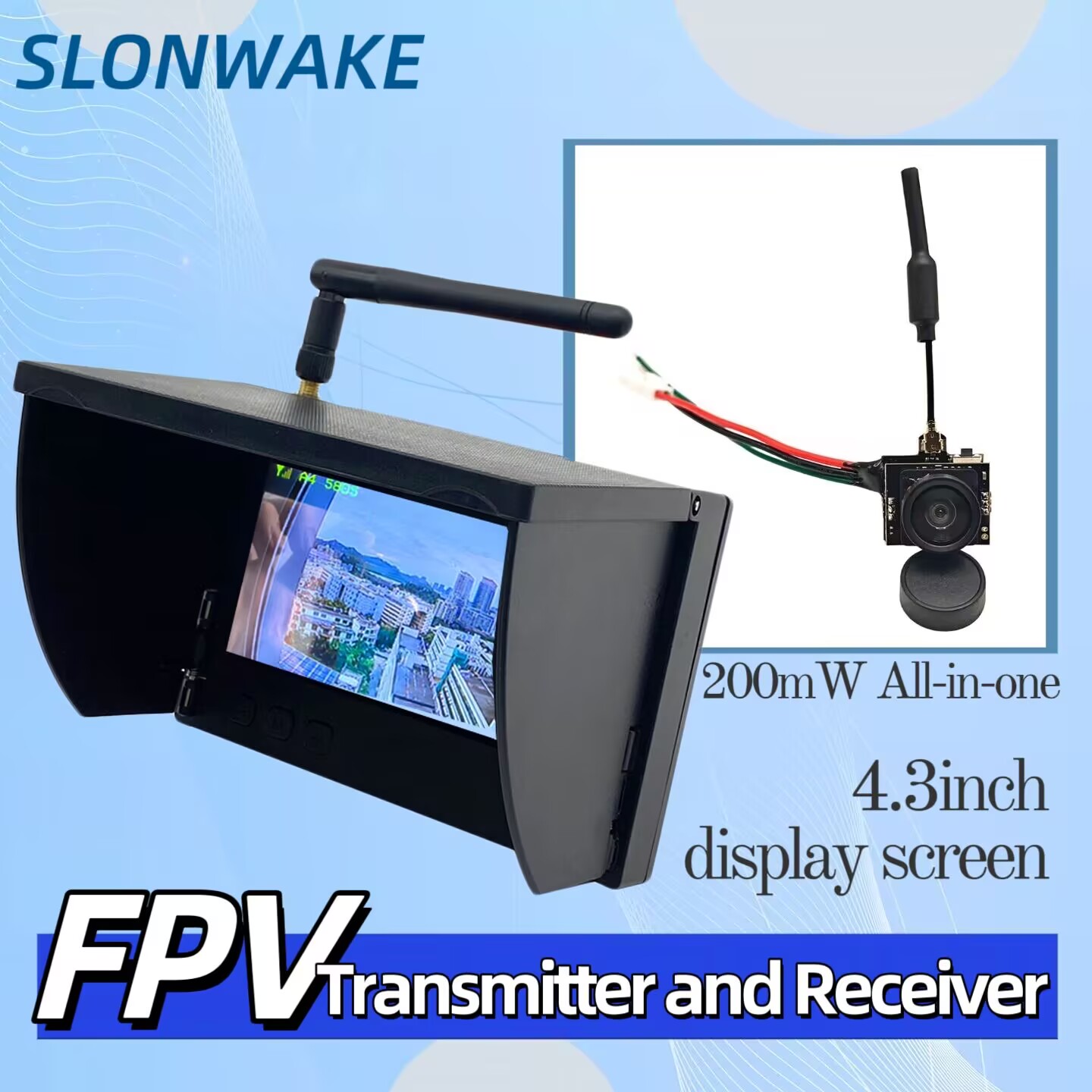 Cámara de transmisión de video - Drone Controller Screen reseña y precio