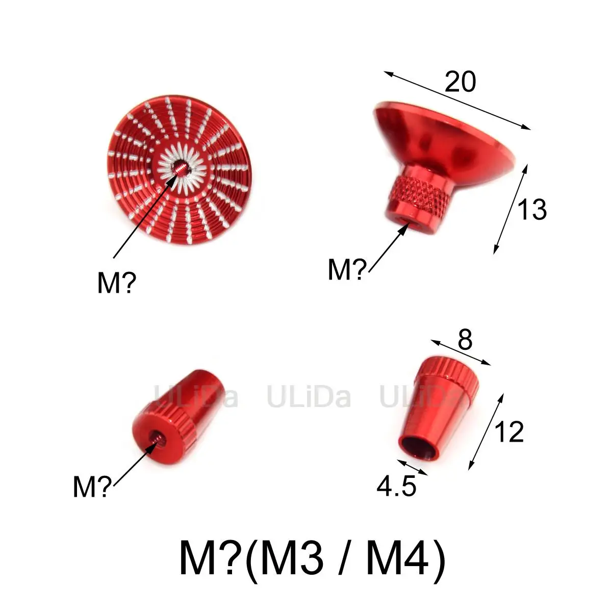 M3 M4 transmisor de aluminio J - Drone Control Stick reseña y precio