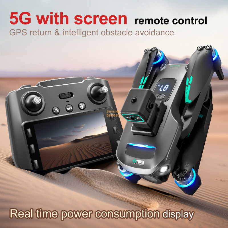 8K Cámara Dual 5G WIFI FPV Con - Drone Beacon Light reseña y precio