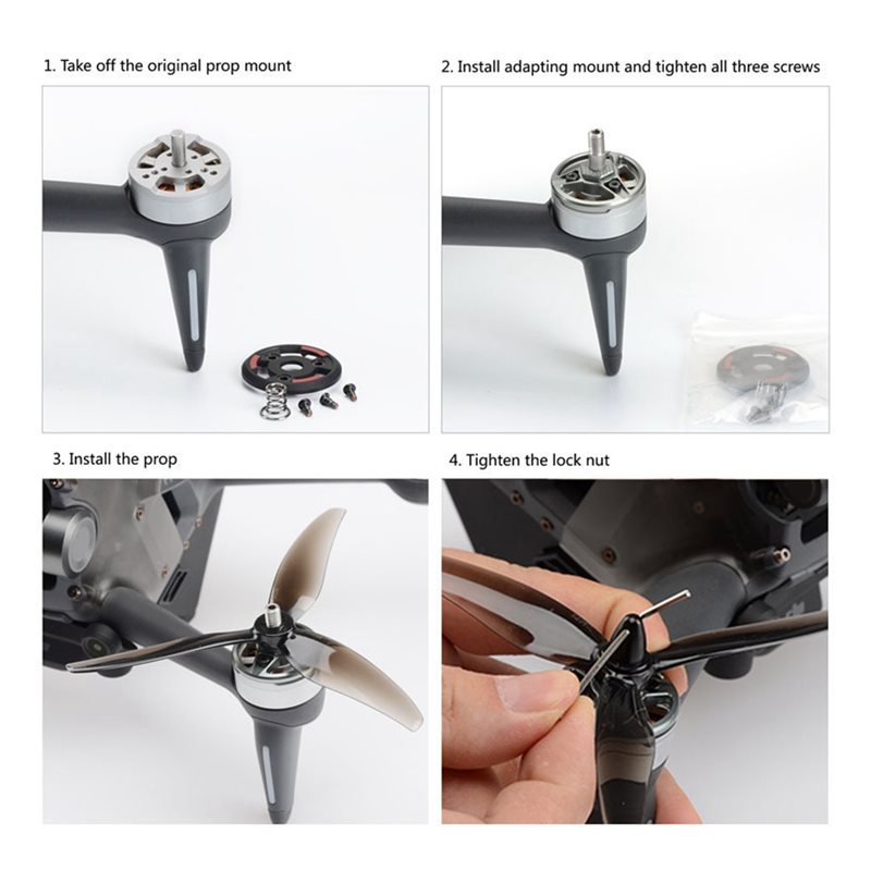 Adaptador de placa de Motor B5 - Drone Propeller Holder reseña y precio