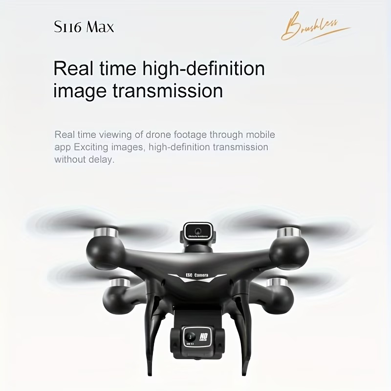 Nuevo Dron S116 con Motor sin  - Drone Beacon Light reseña y precio