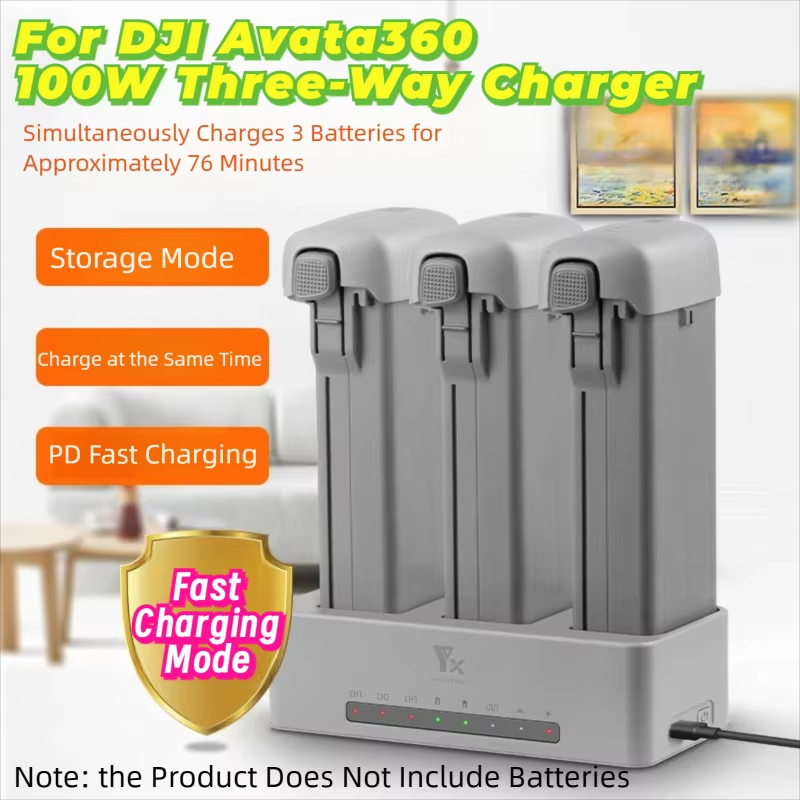 Cargador rápido de tres vías p - Drone Power Bank reseña y precio
