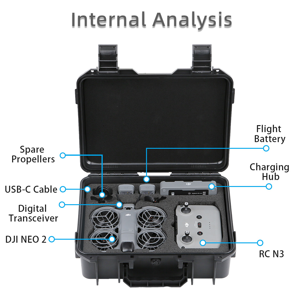Funda para DJI NEO 2, funda a  - Drone Hard Shell Case reseña y precio