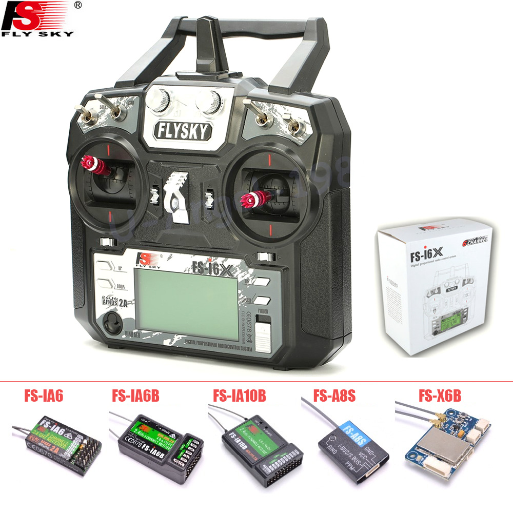 FLYSKY FS-i6X FS i6X 10CH 2,4  - Drone Battery Adapter reseña y precio