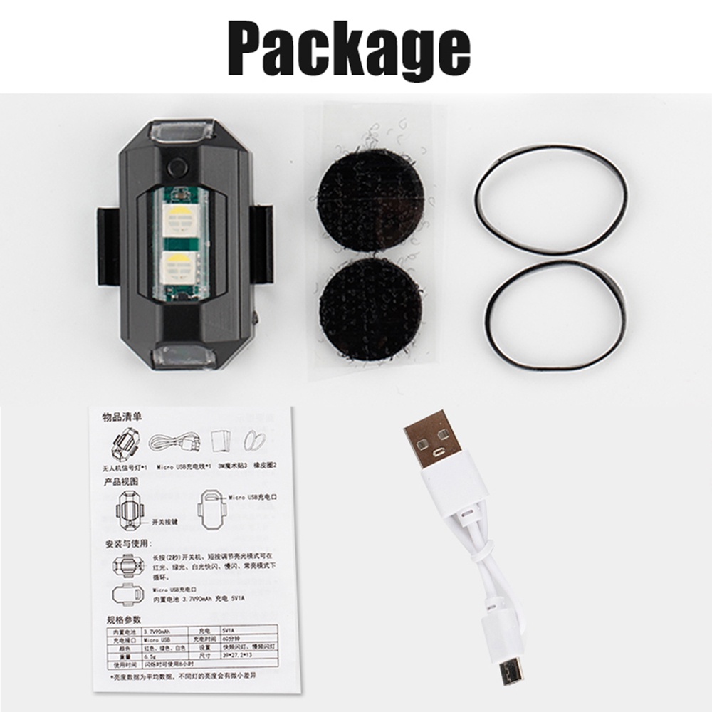 Mini luz LED anticolisión con  - Drone Beacon Light reseña y precio