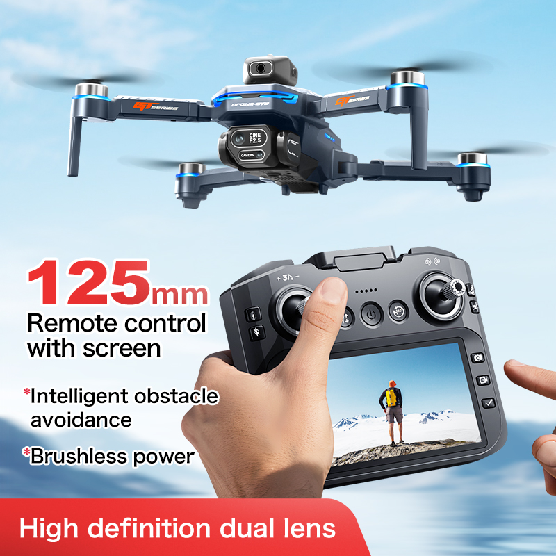 Dron aéreo para evitar obstácu - Drone Controller Screen reseña y precio