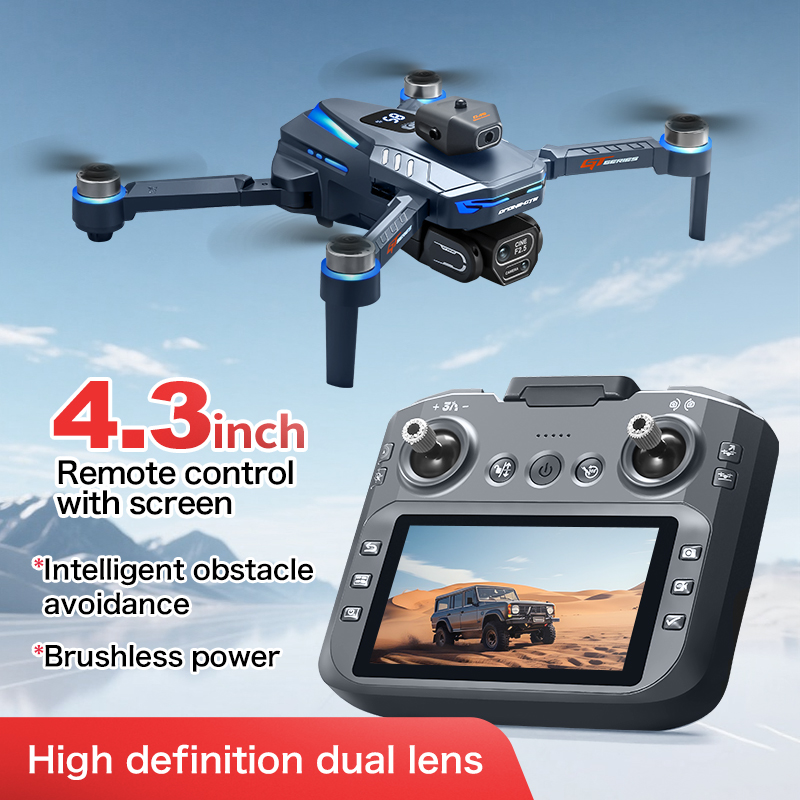 Dron aéreo para evitar obstácu - Drone Controller Screen reseña y precio